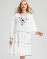 Alabaster Chico's Beach Swimsuit Cover-Up Dress