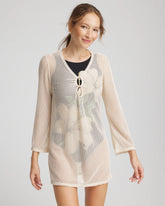 Neutral Gottex Plantopia Cover Up