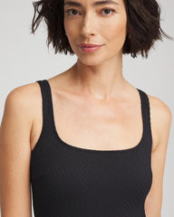 Black Gottex Saint-Tropez Square Neck One Piece