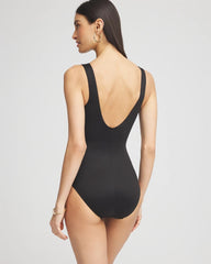Black Miraclesuit® Network News Evoke One Piece Swimsuit