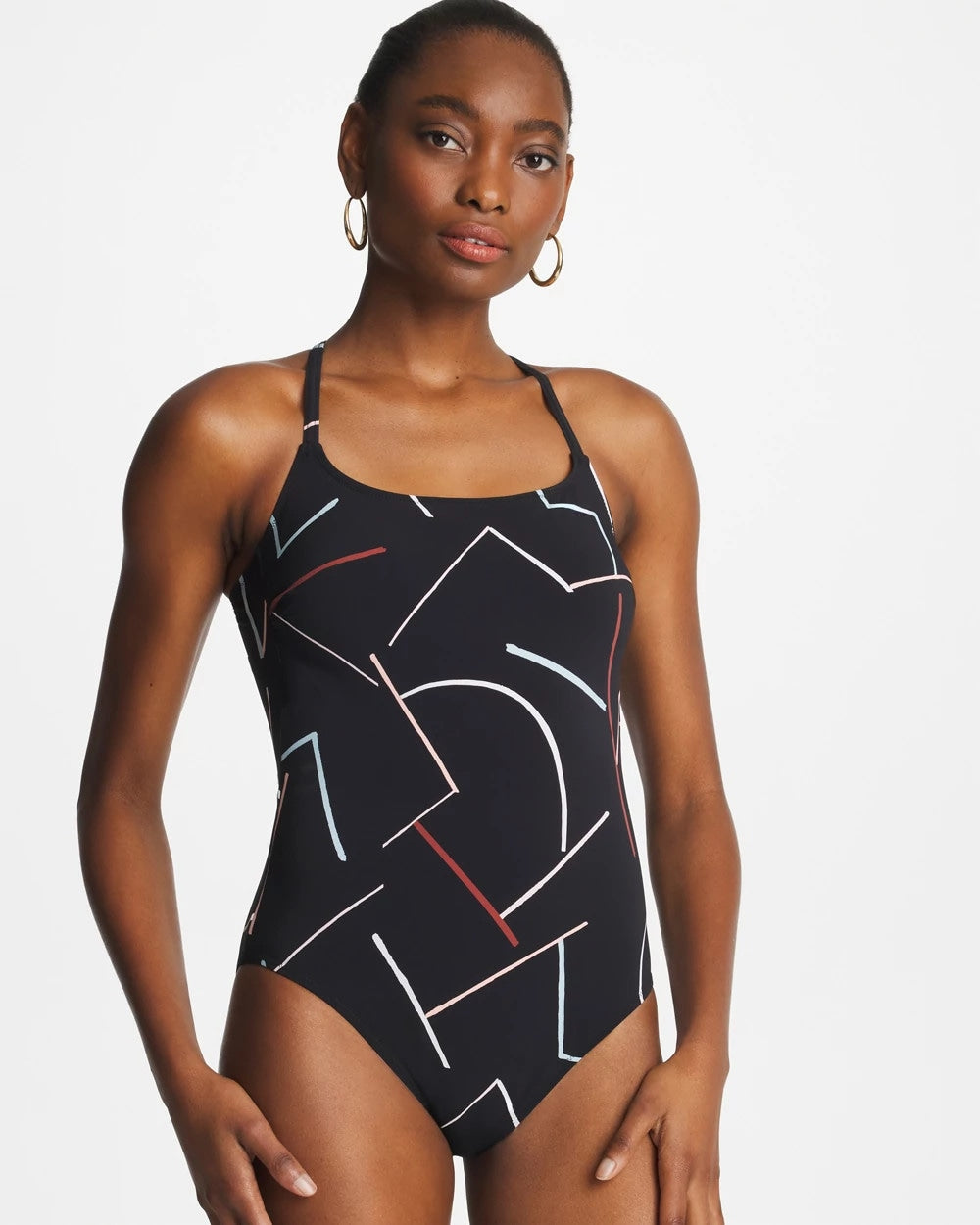 Black/Multi Gottex Kai One Piece
