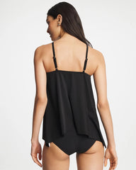 Black/Multi Miraclesuit® Ombra Fiore Tankini
