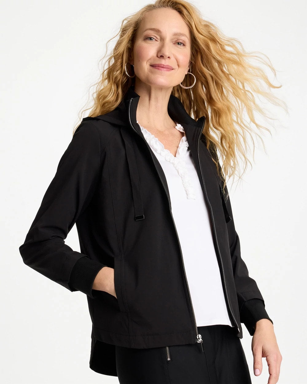 Black Zenergy® UPF Rib Mix Jacket