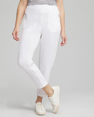 Alabaster Zenergy® UPF Ribbed Side Ankle Pants