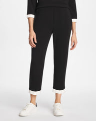 Black Zenergy® Soft Caviar Bead Contrast Pants