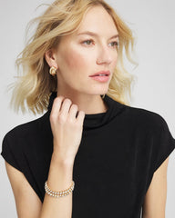 Travelers Black Travelers™ Mockneck Top