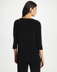 Travelers Black Travelers™ Hardware 3/4 Sleeve Tunic