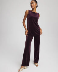 Night Bloom Travelers™ Velvet Side-Slit Tank