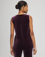 Night Bloom Travelers™ Velvet Side-Slit Tank