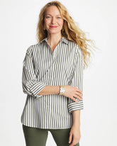 Kelp Forest No Iron™ Stretch Striped Shirt