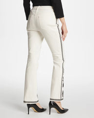 Sea Salt Ginkgo Girlfriend Cropped Flared Jeans