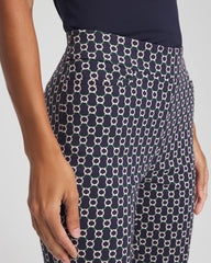 Passport Blue Brigitte™ Chain Connection Slim Ankle Pants