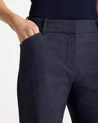 Indigo Emme Fly Front Straight Ankle Pants