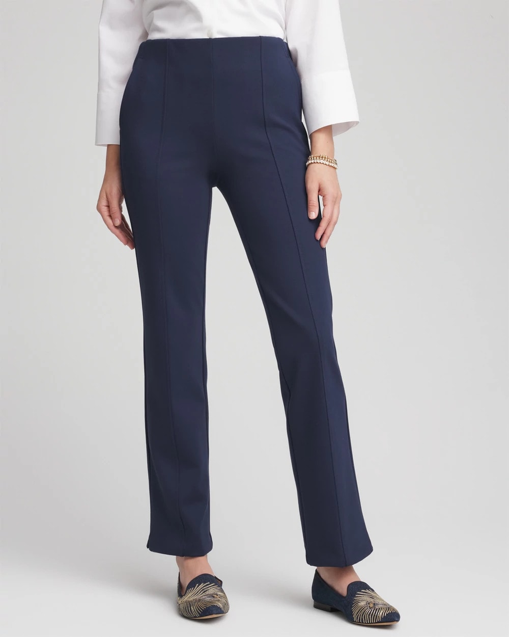 Passport Blue Juliet Straight Ankle Pants