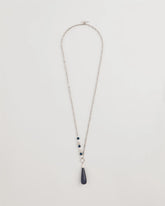 Blue Siren Teardrop Pendant Necklace