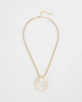Pearl Pearl and Gold Pendant