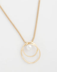 Pearl Pearl and Gold Pendant