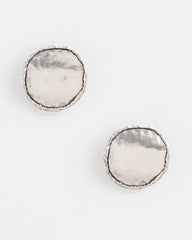 Silver No Droop™ Silver Tone Clip-On Earrings