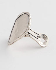 Silver No Droop™ Silver Tone Clip-On Earrings
