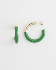 Verdant Green No Droop™ Green Dipped Hoops