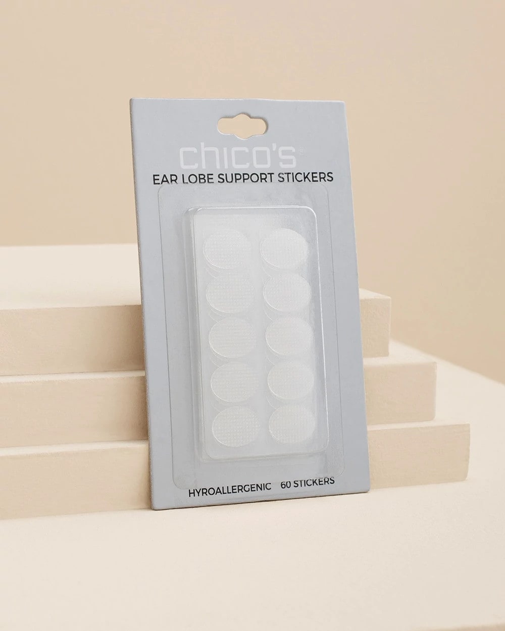 White Ear Lobe Support Stickers