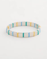 Teal Glam Teal Slice Stretch Bracelet