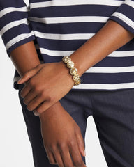 Gold Stretch Lucky Charm Bracelet