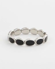 Black Black Large Stretch Bracelet