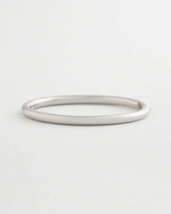 Silver Silver Hinge Bangle
