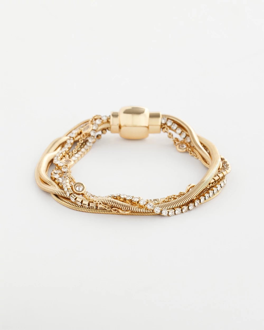 Gold Goldtone Multistrand Bracelet