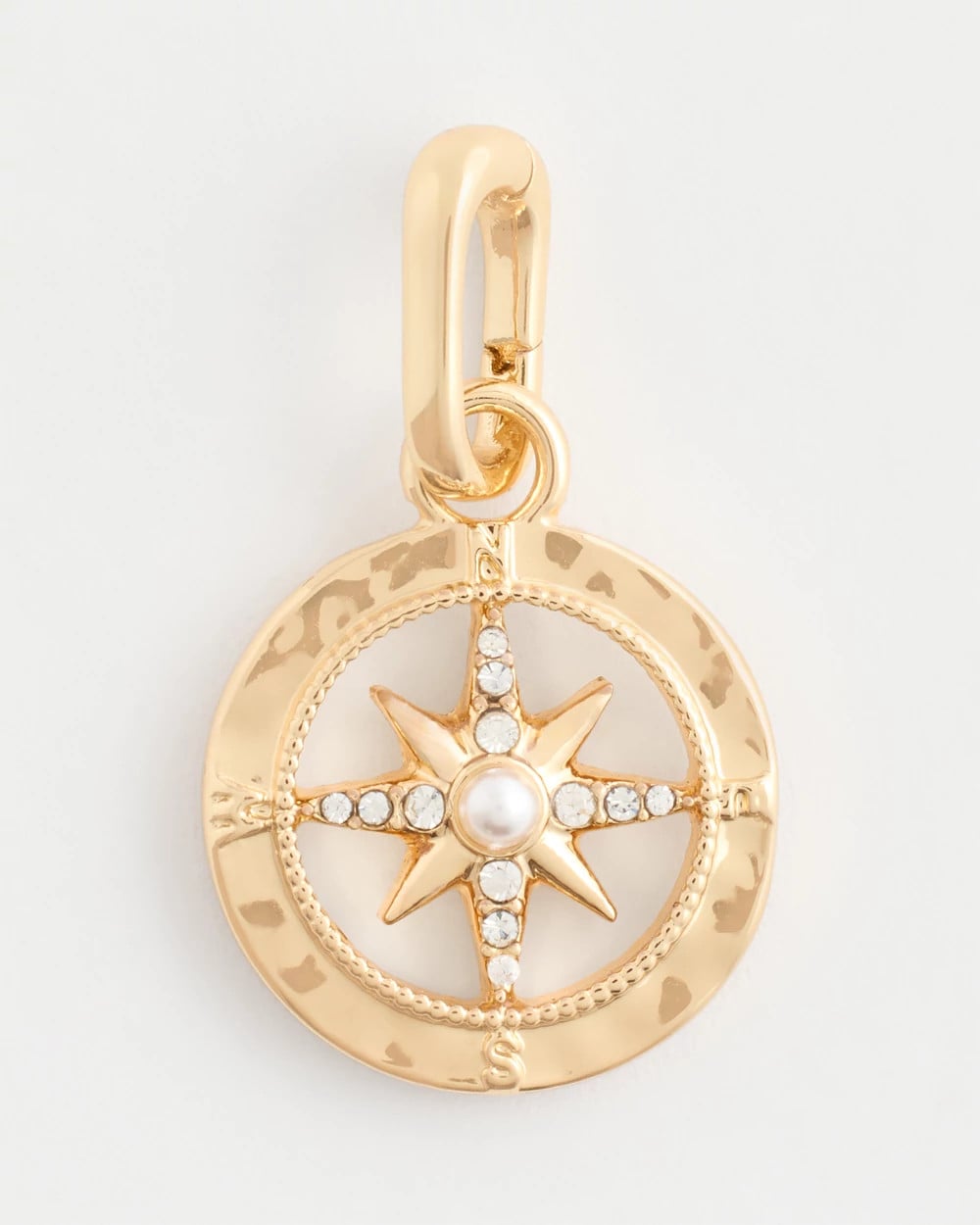 Gold Compass Charm