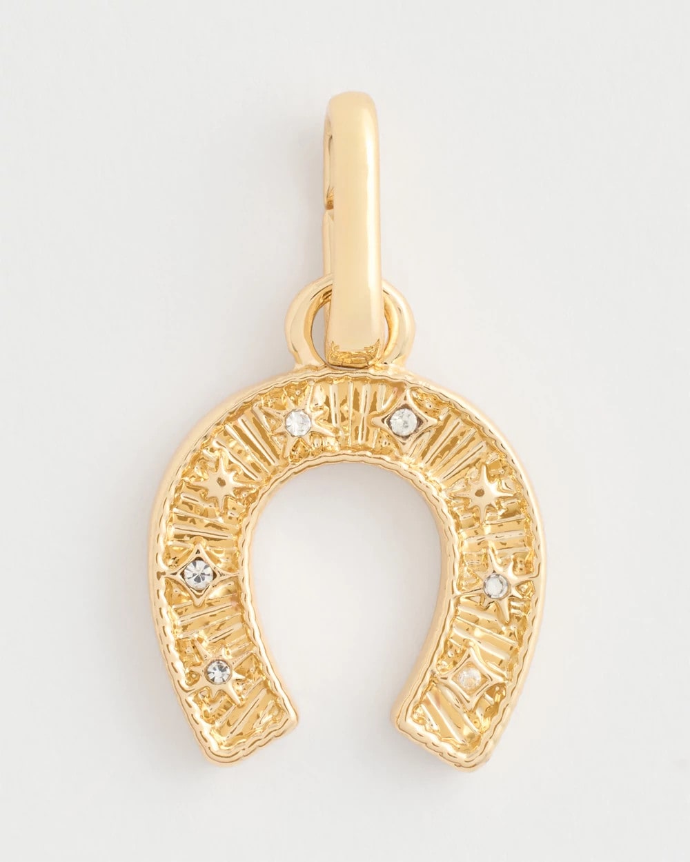 Gold Horseshoe Charm