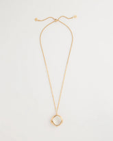 Gold Butterfly Wing Monocle Necklace