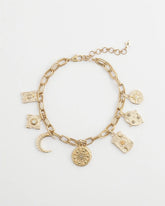 Gold Gold Celestial Charm Necklace