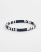 Blue Blue Enamel Hinge Bangle