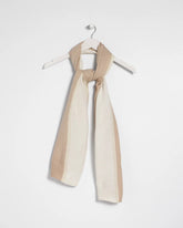 Neutral Ombre Pleated Oblong Scarf