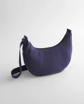 Passport Blue Ripstop Crescent Crossbody Sling Bag