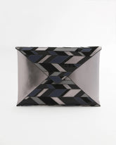 Metallic Embellished Envelope Clutch