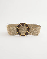 Beige Chico's x Romi Galaxy Stretch Belt