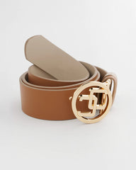 Neutral CC Reversible Double Keeper Belt