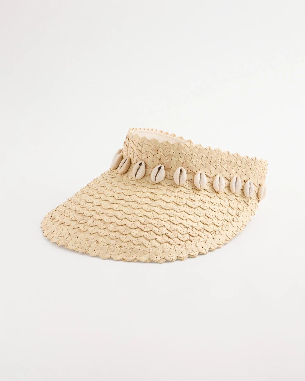 Cream Chico's x Romi Captiva Visor Hat