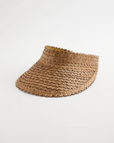 Brown Chico's x Romi Santorini Visor Hat