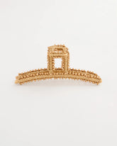 Metallic Raffia Hair Clip