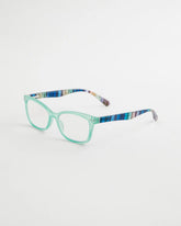Green Multi-Stripe Square Readers