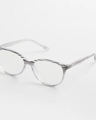 Purple/Black Stripe and Polka Dot Readers