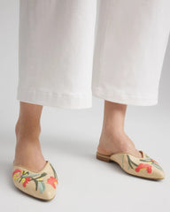 Multi Gabby Raffia Mule