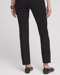 Black Juliet Slim Trim Detail Ankle Pants