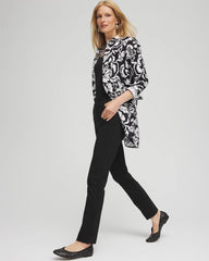 Black Brigitte™ Slim Ankle Pants