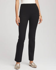 Black Juliet Straight Ankle Pants