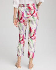 Ecru Brigitte™ Slub Slim Cropped Pants